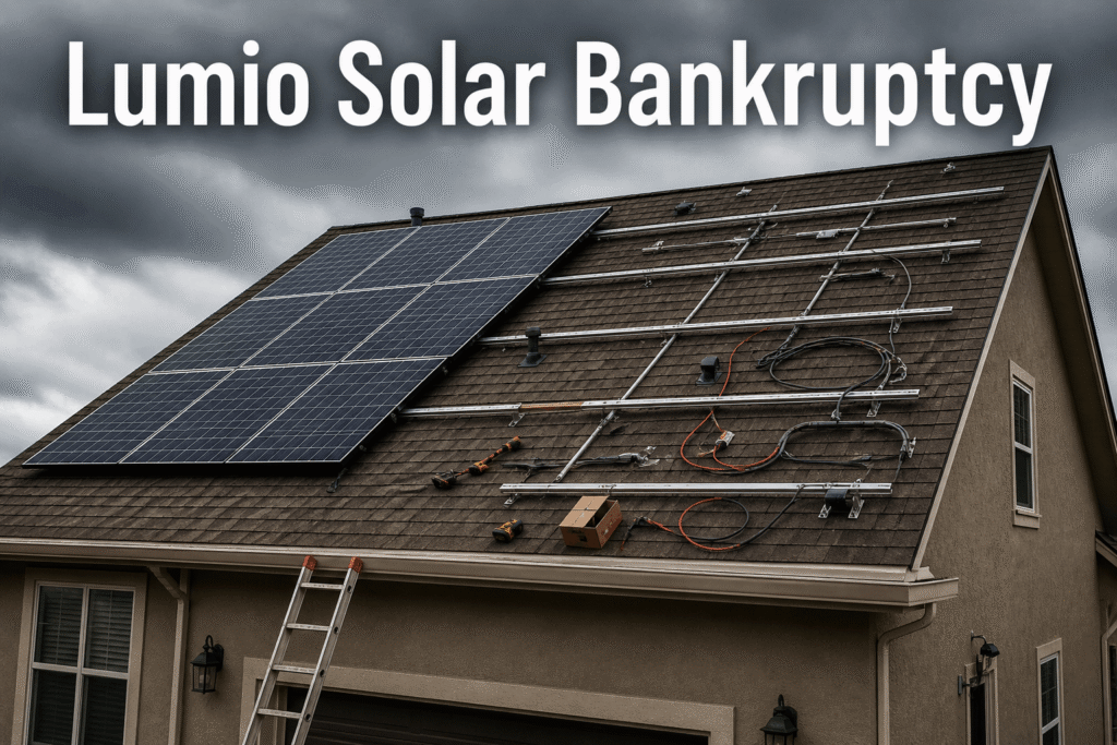 Lumio Solar Bankruptcy